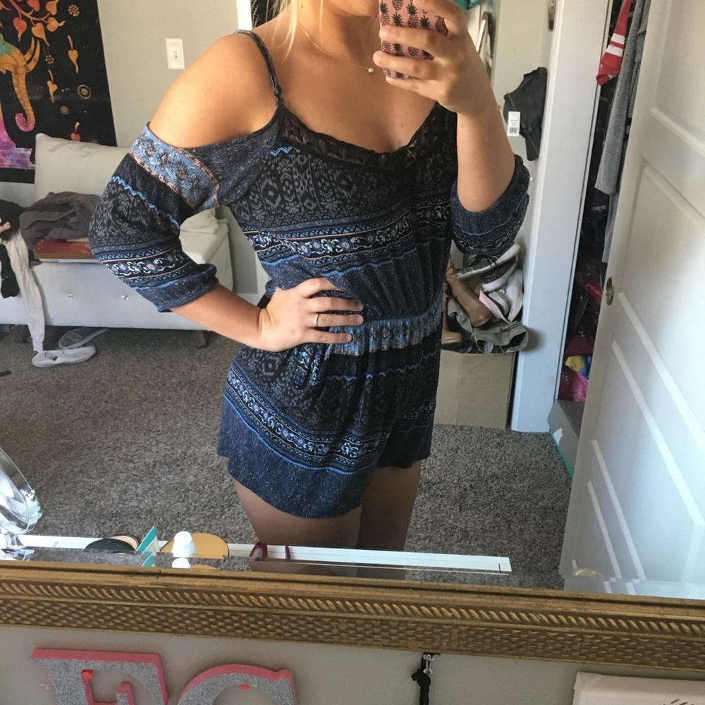 Dark blue romper